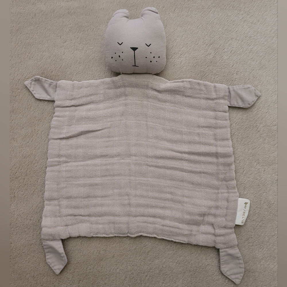 Fabelab Organic Beige Cotton Bear Comforter